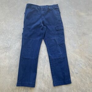 IKEA Pants Mens‎ 31x32 Blue Cargo Uniform Employee Straight Utility Trouser
